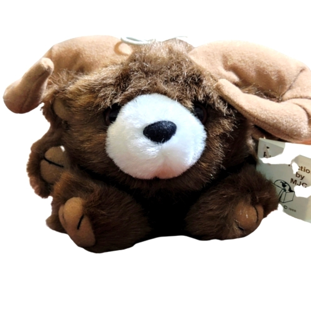 VINTAGE 1988 Purr- fection by MJC ram stuffed animal plush